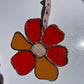 Stained Glass Poppy Ornament Suncatcher (Seasonal & one of a kind)